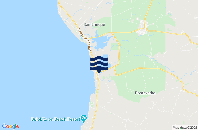 Mapa de mareas Pontevedra, Philippines