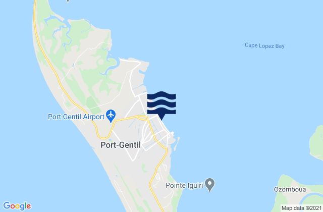 Mapa de mareas Port-Gentil, Gabon