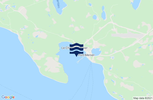 Mapa de mareas Port-Menier, Canada
