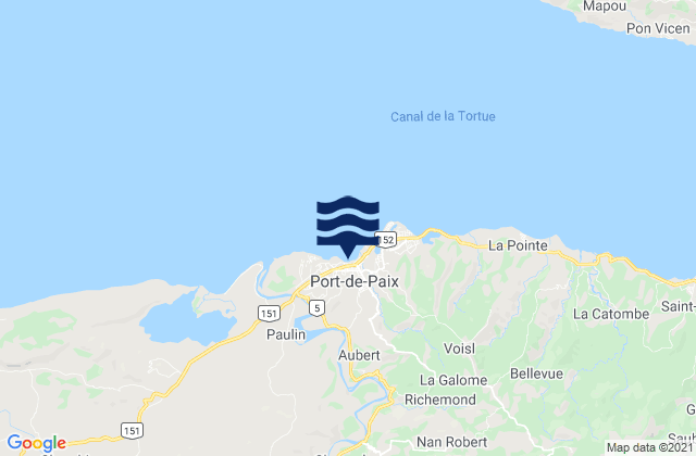 Mapa de mareas Port-de-Paix, Haiti