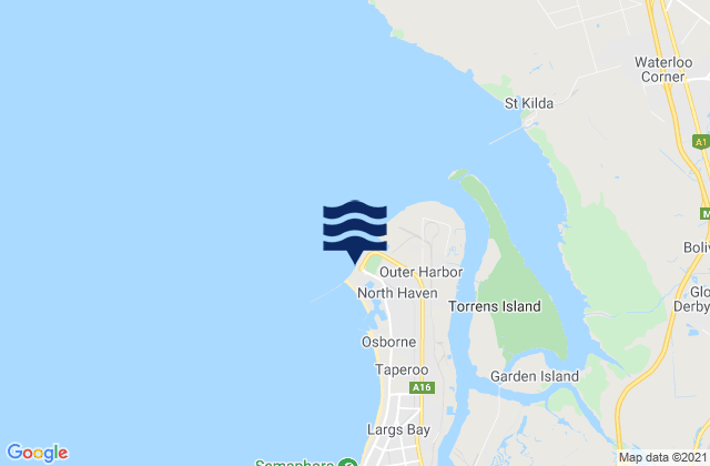 Mapa de mareas Port Adelaide (Outer Harbor), Australia