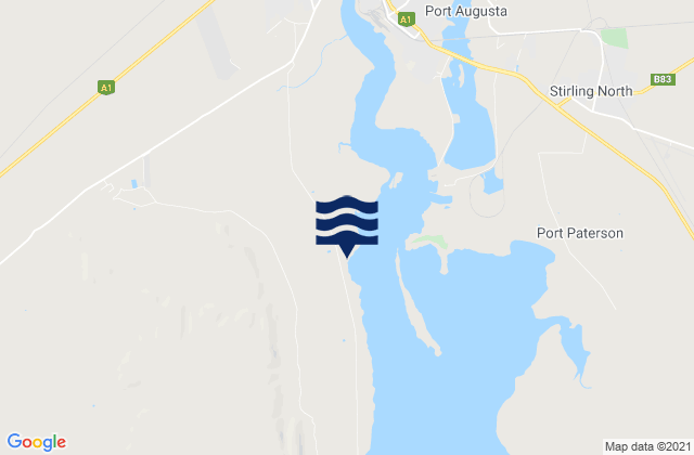 Mapa de mareas Port Augusta, Australia