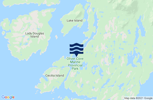 Mapa de mareas Port Blackney, Canada