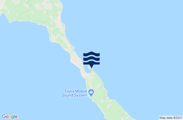 Mapa de mareas Port Boca Engano Burias Island, Philippines