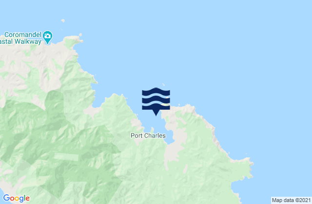 Mapa de mareas Port Charles, New Zealand