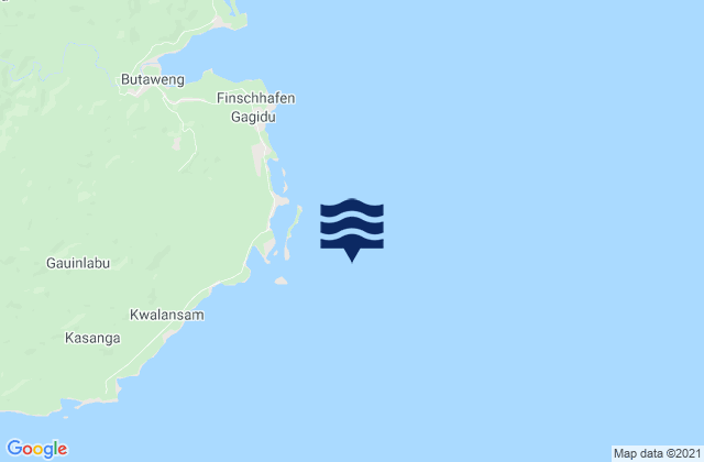 Mapa de mareas Port Dreger, Papua New Guinea
