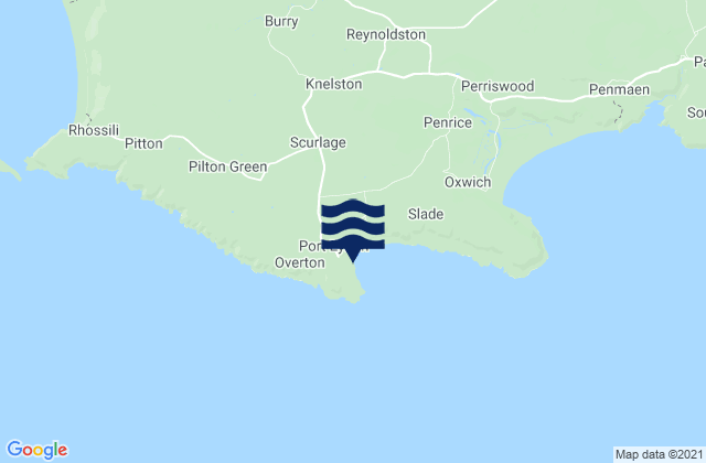 Mapa de mareas Port Eynon Beach, United Kingdom