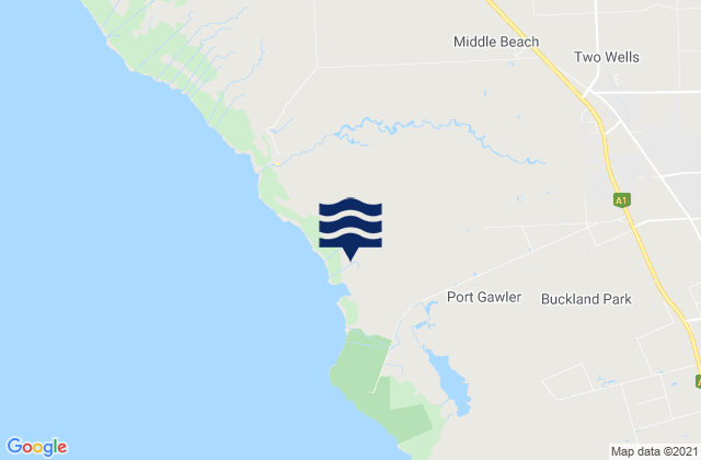 Mapa de mareas Port Gawler Beach, Australia