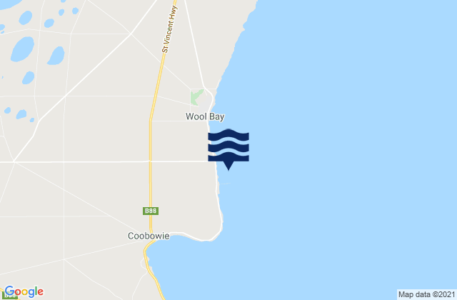 Mapa de mareas Port Giles, Australia