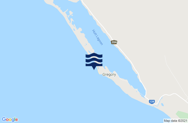 Mapa de mareas Port Gregory, Australia