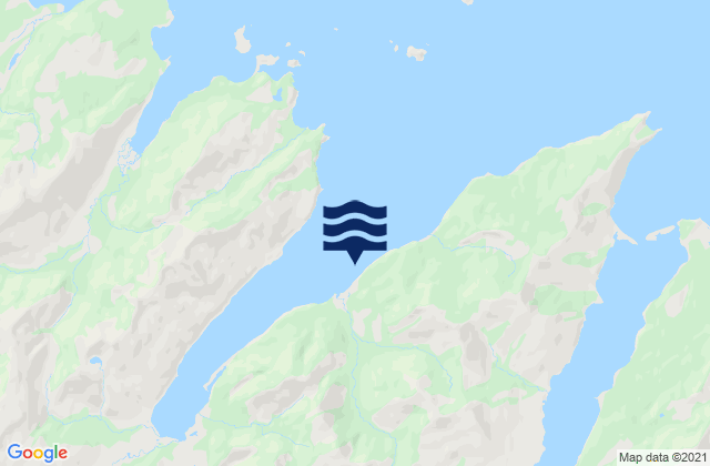Mapa de mareas Port Hobron Sitkalidak Island, United States