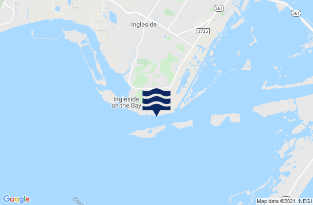 Mapa de mareas Port Ingleside Corpus Christi Bay, United States