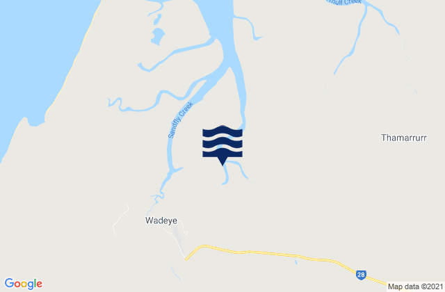 Mapa de mareas Port Keats, Australia