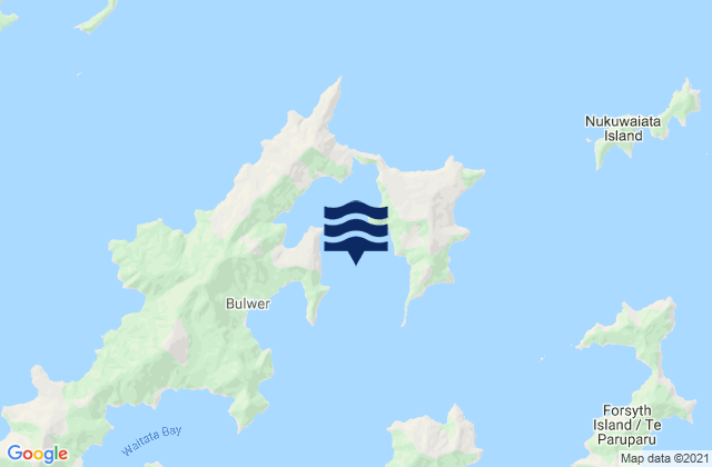 Mapa de mareas Port Ligar, New Zealand