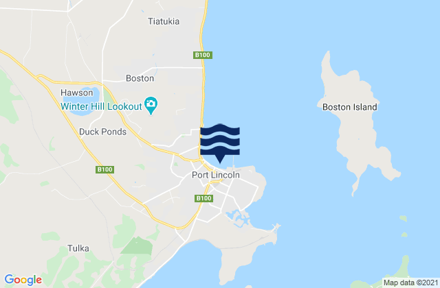 Mapa de mareas Port Lincoln, Australia