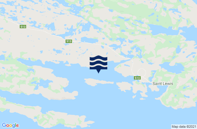 Mapa de mareas Port Marnham, Canada