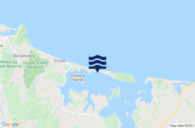 Mapa de mareas Port Ohope Wharf, New Zealand