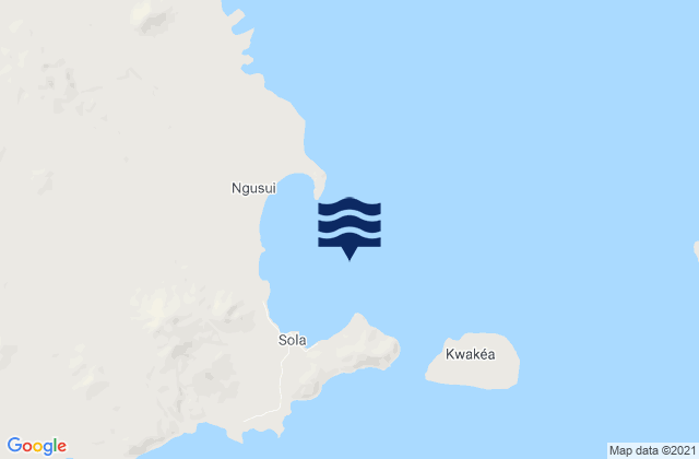 Mapa de mareas Port Patteson Banks Islands, New Caledonia