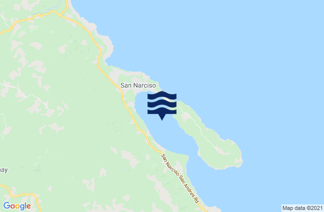 Mapa de mareas Port Pusgo, Philippines