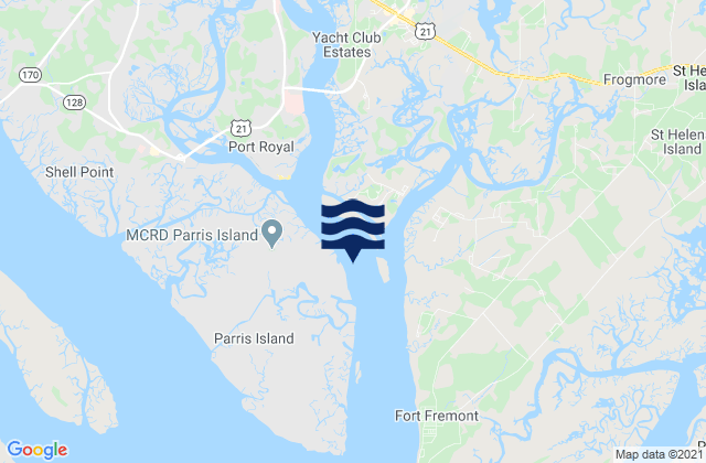 Mapa de mareas Port Royal, United States