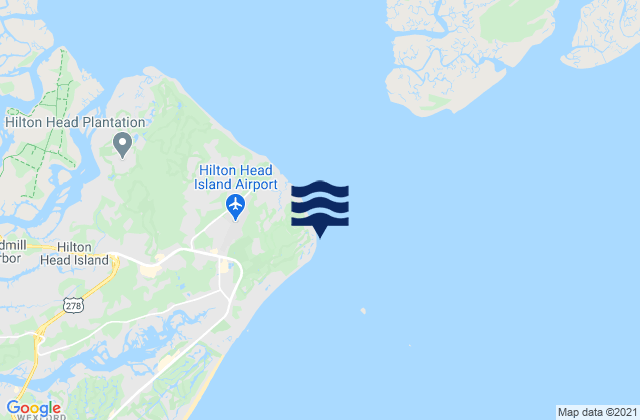 Mapa de mareas Port Royal Plantation (Hilton Head Island), United States