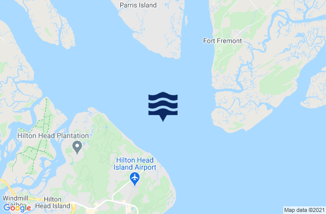 Mapa de mareas Port Royal Sound, United States