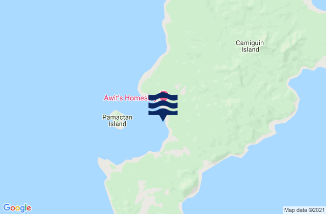 Mapa de mareas Port San Pio Quinto (Camiguin Island), Philippines