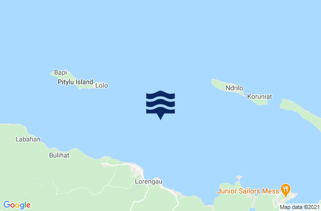 Mapa de mareas Port Seeadler, Manus, Admiralty Islands, Papua New Guinea