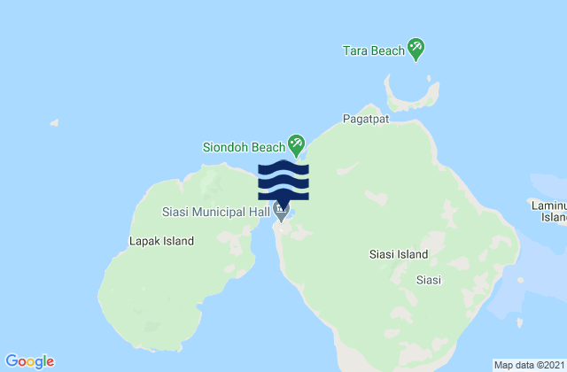 Mapa de mareas Port Siasi (Siasi Island), Philippines