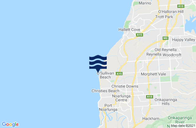 Mapa de mareas Port Stanvac, Australia