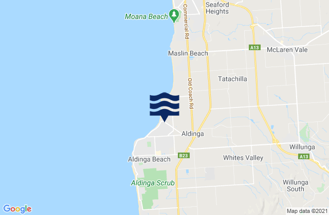 Mapa de mareas Port Willunga, Australia