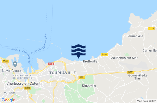 Mapa de mareas Port du Becquet, France