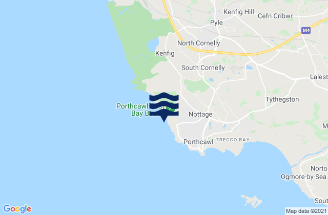 Mapa de mareas Porthcawl - Rest Bay, United Kingdom
