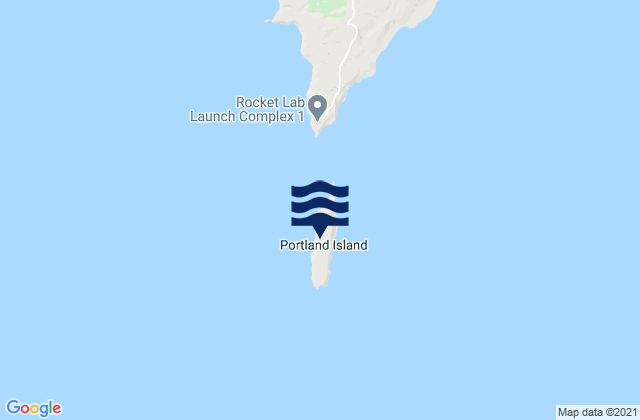 Mapa de mareas Portland Island, New Zealand