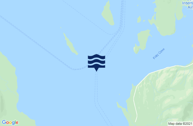 Mapa de mareas Portland Island SW of, United States