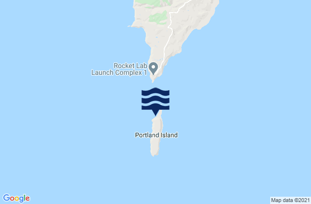 Mapa de mareas Portland Island, New Zealand