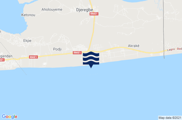 Mapa de mareas Porto-Novo, Benin