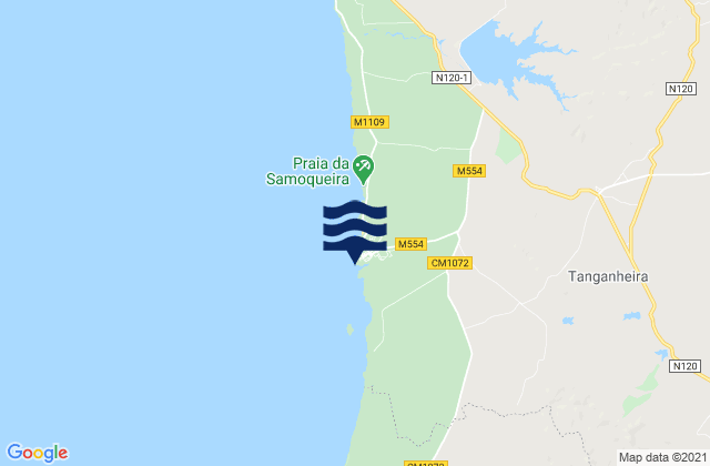Mapa de mareas Porto Covo, Portugal