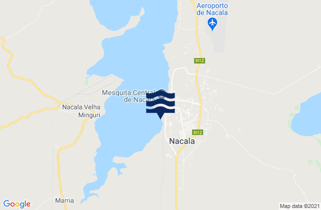 Mapa de mareas Porto de Nacala, Mozambique