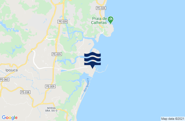 Mapa de mareas Porto de Suape, Brazil