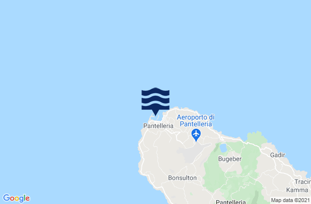Mapa de mareas Porto di Pantelleria, Italy