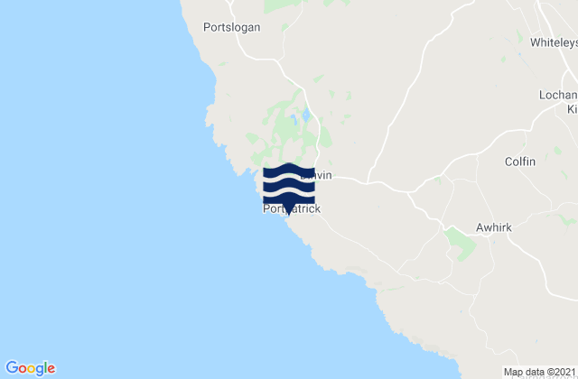 Mapa de mareas Portpatrick, United Kingdom