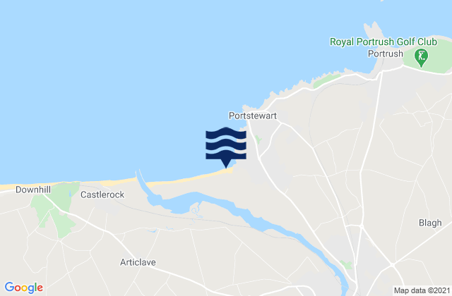 Mapa de mareas Portstewart Beach, United Kingdom
