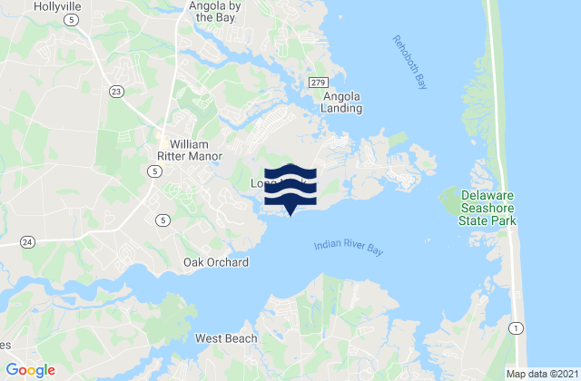 Mapa de mareas Pot Nets Point, United States