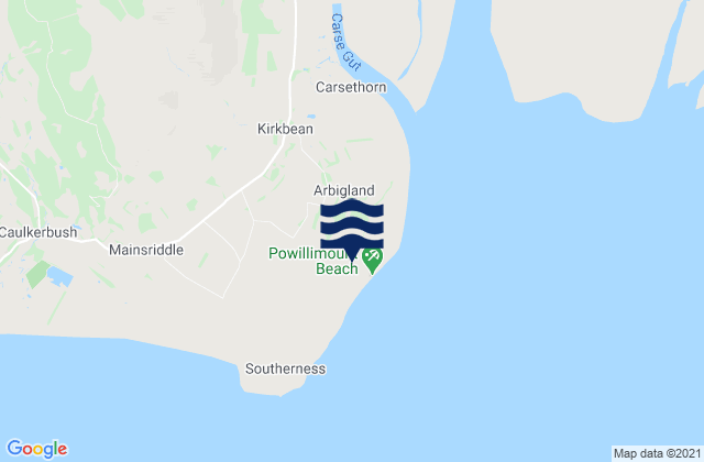 Mapa de mareas Powillimount Beach, United Kingdom