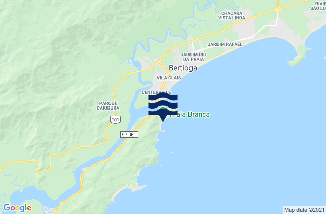 Mapa de mareas Praia Branca, Brazil