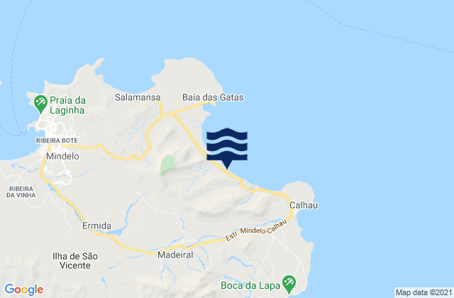 Mapa de mareas Praia Grande, Cabo Verde