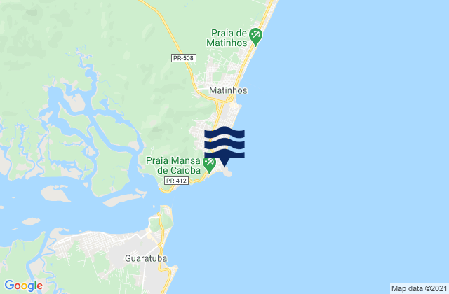 Mapa de mareas Praia Mansa, Brazil