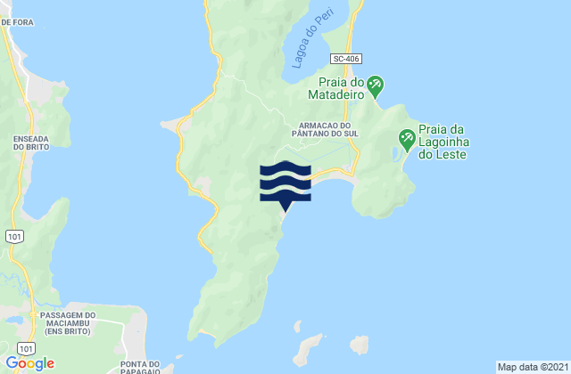Mapa de mareas Praia da Solidao (Caladinho), Brazil