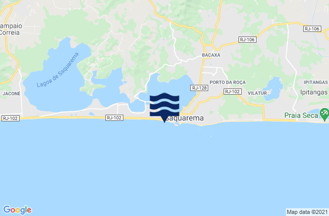 Mapa de mareas Praia da Vila, Brazil